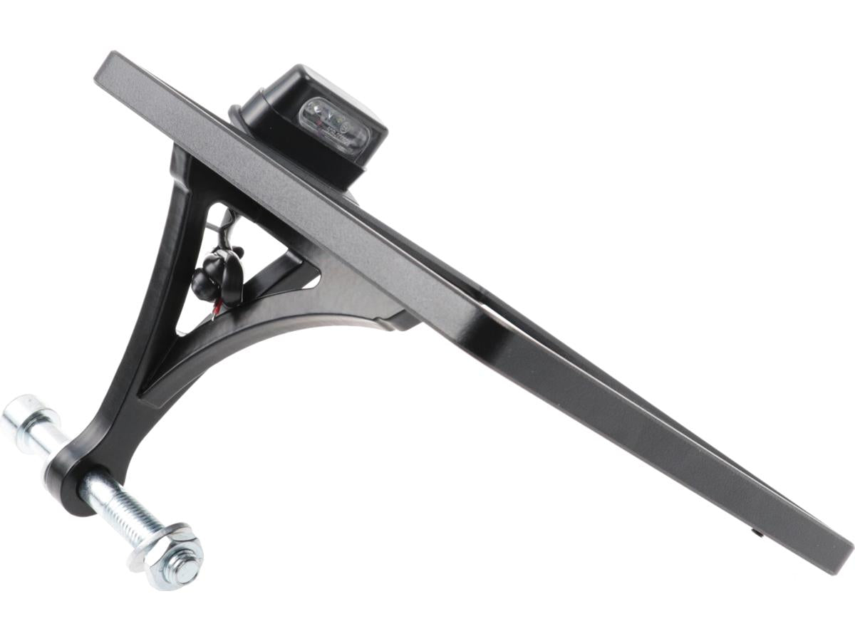 Cult Werk Slide In Frame Side Mount License Plate Bracket Austria 210 X 170 Mm Black Powder Coated Cult Werk