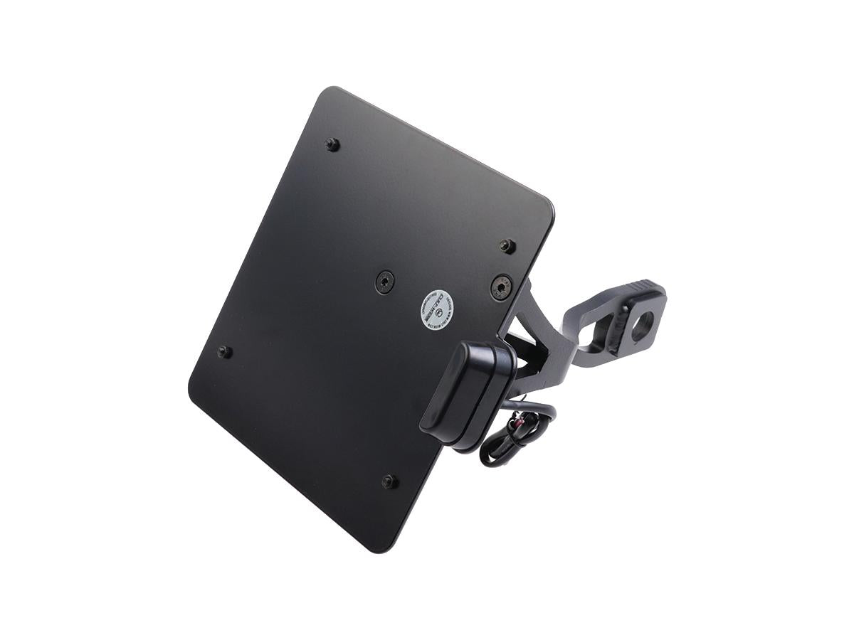 Cult Werk Sidemount License Plate Bracket Kit Germany 180 X 200 Mm Black Powder Coated Cult Werk Default Title