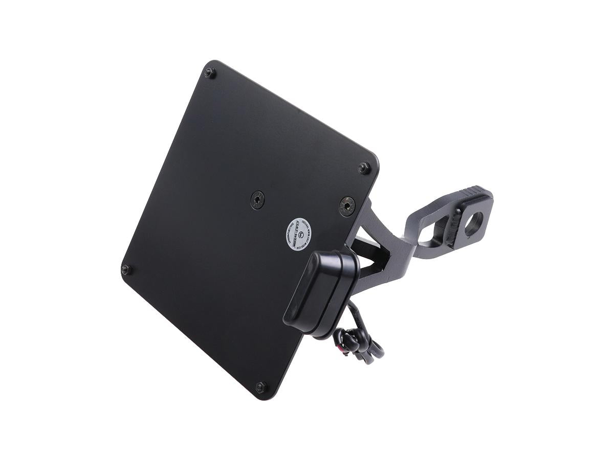 Cult Werk Sidemount License Plate Bracket Kit Italy 170 X 170 Mm Black Powder Coated Cult Werk Default Title