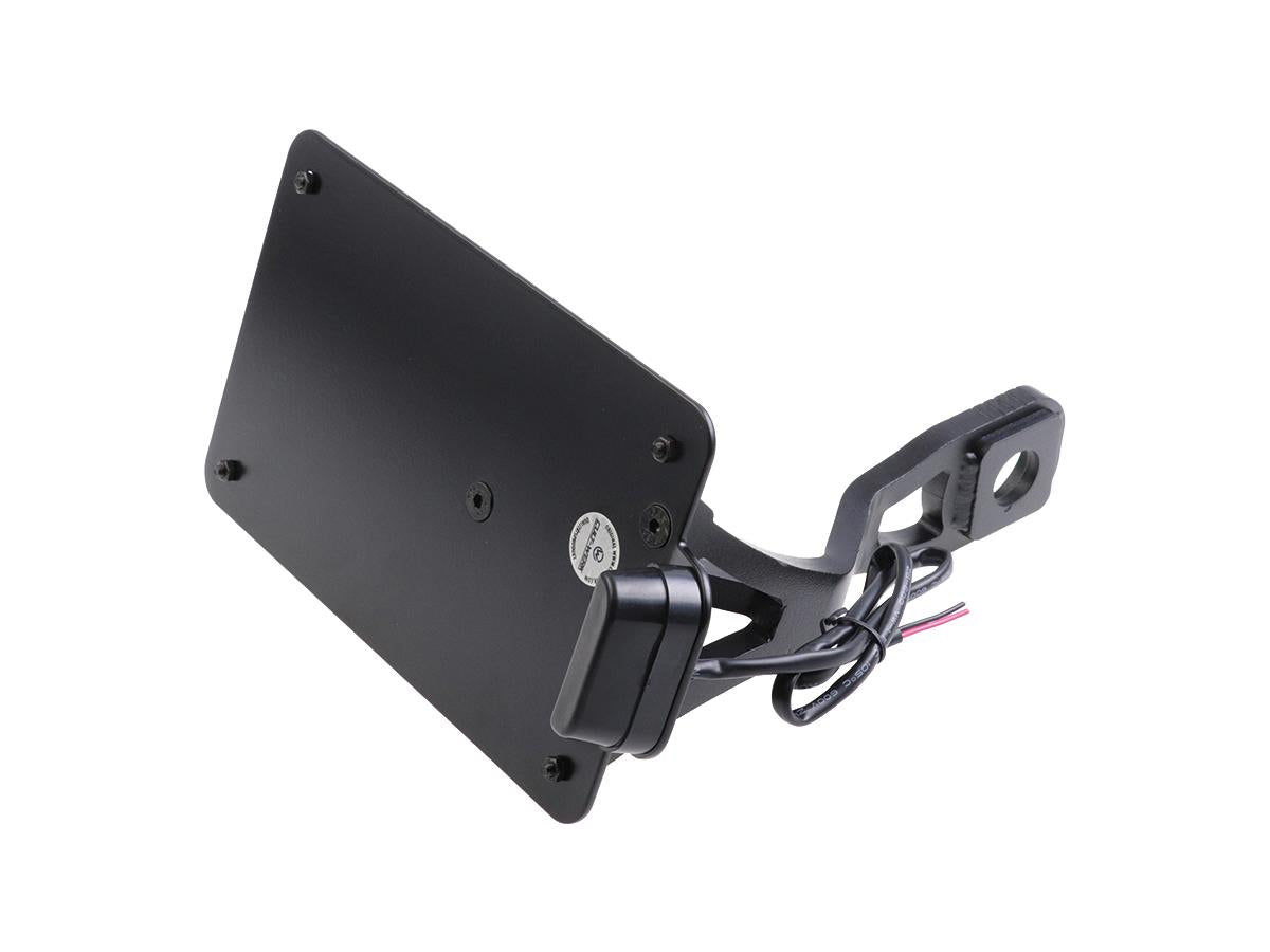 Cult Werk Sidemount License Plate Bracket Kit France 210 X 130 Mm Black Powder Coated Cult Werk Default Title
