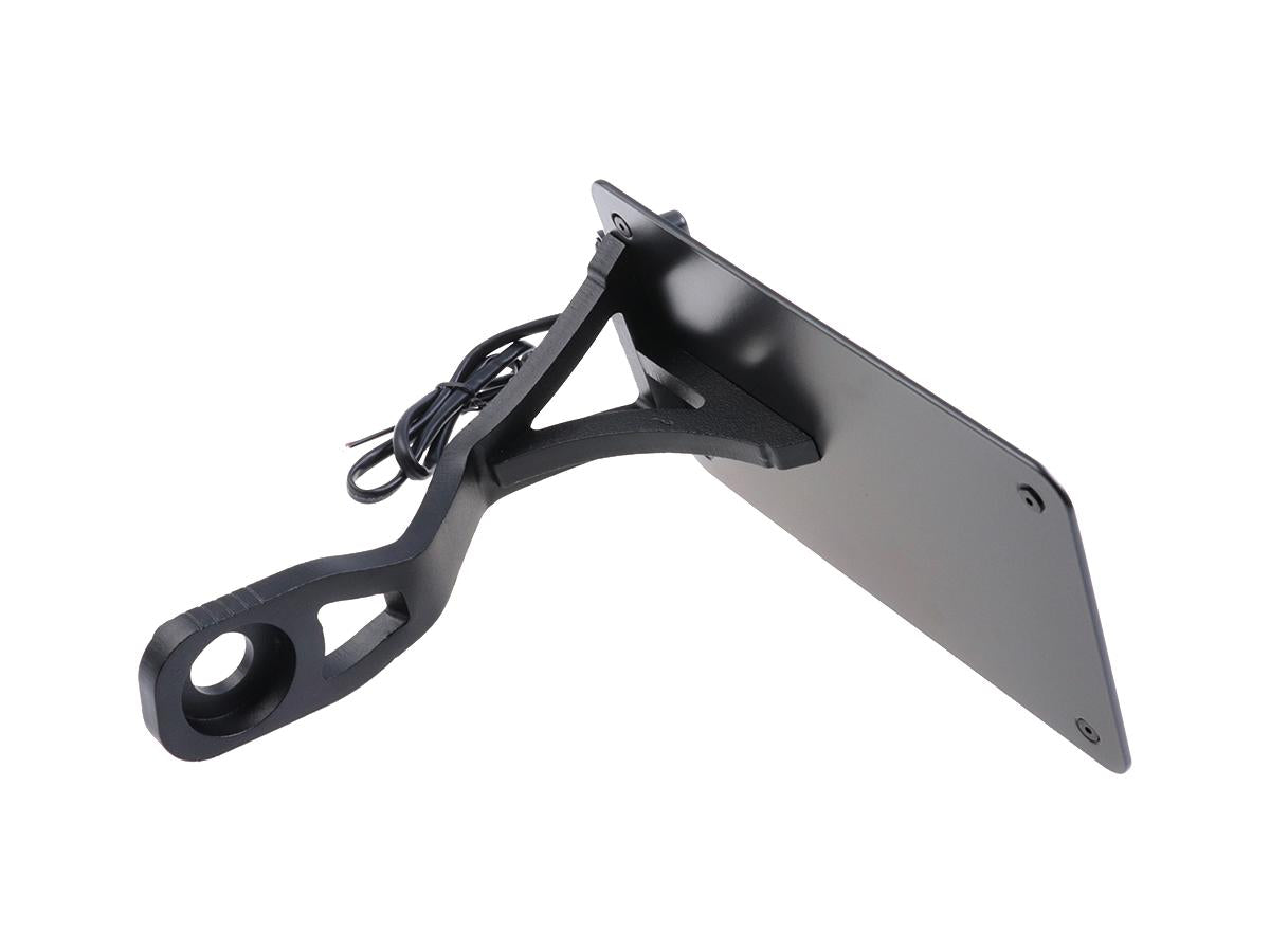 Cult Werk Sidemount License Plate Bracket Kit France 210 X 130 Mm Black Powder Coated Cult Werk