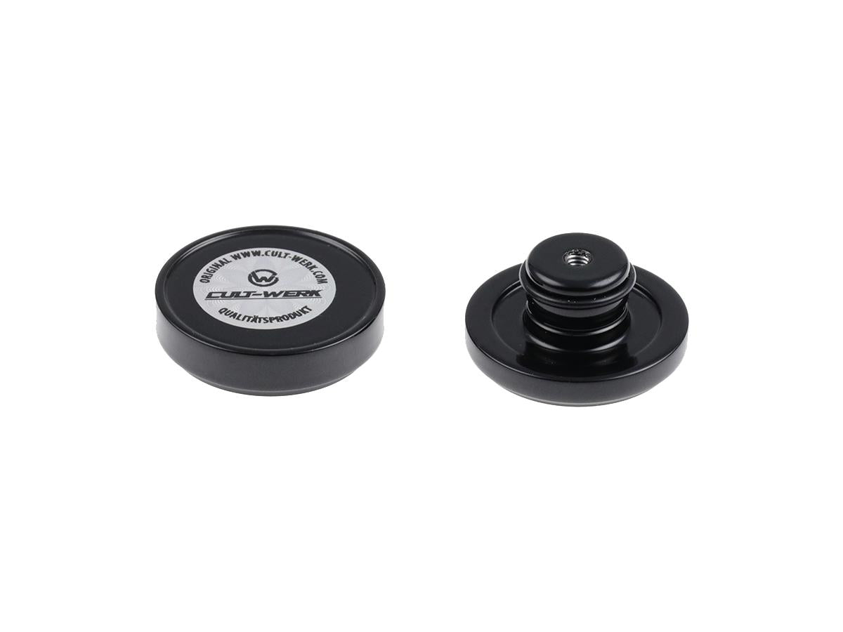 Cult Werk Front Axle Cover Black Gloss Powder Coated Cult Werk