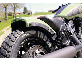Cult Werk Bobber Rear Fender Clear Without Taillight Black Gloss Cult Werk Default Title