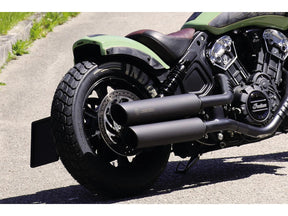 Cult Werk Bobber Rear Fender With Taillight Black Gloss Cult Werk