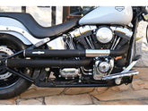 Bsl Drager Drag Exhaust System , Polished Smooth Heat Shield, Polished Smooth End Cap, Black 2,5" Bsl Default Title
