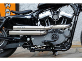 Bsl Drager Drag Exhaust System , Polished Smooth Heat Shield, Polished Smooth End Cap, Polished 2,5" Bsl Default Title