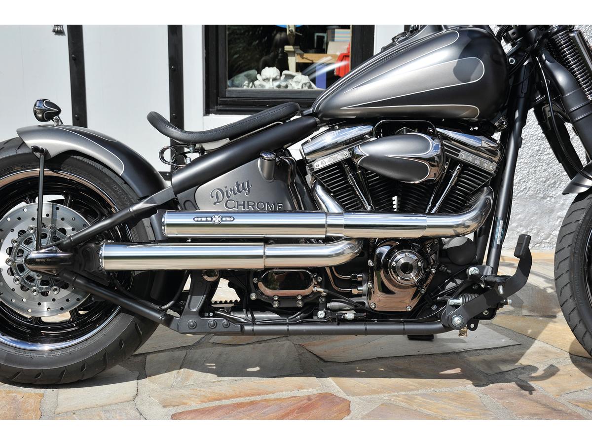 Bsl Drager Drag Exhaust System , Polished Smooth Heat Shield, Polished Smooth End Cap, Polished 2,5" Bsl Default Title