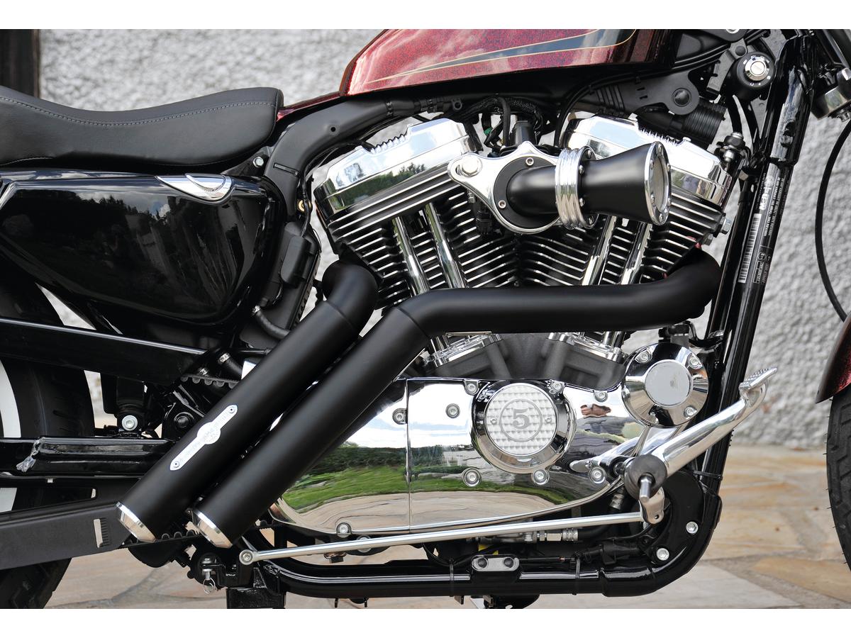 Bsl Firestarter Exhaust System , Without Heat Shield, Polished Smooth End Cap, Black 2,5" Bsl Default Title