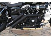 Bsl Firestarter Exhaust System , Without Heat Shield, Polished Smooth End Cap, Black 2,5" Bsl Default Title