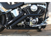 Bsl Firestarter Exhaust System , Without Heat Shield, Polished Smooth End Cap, Black 2,5" Bsl Default Title