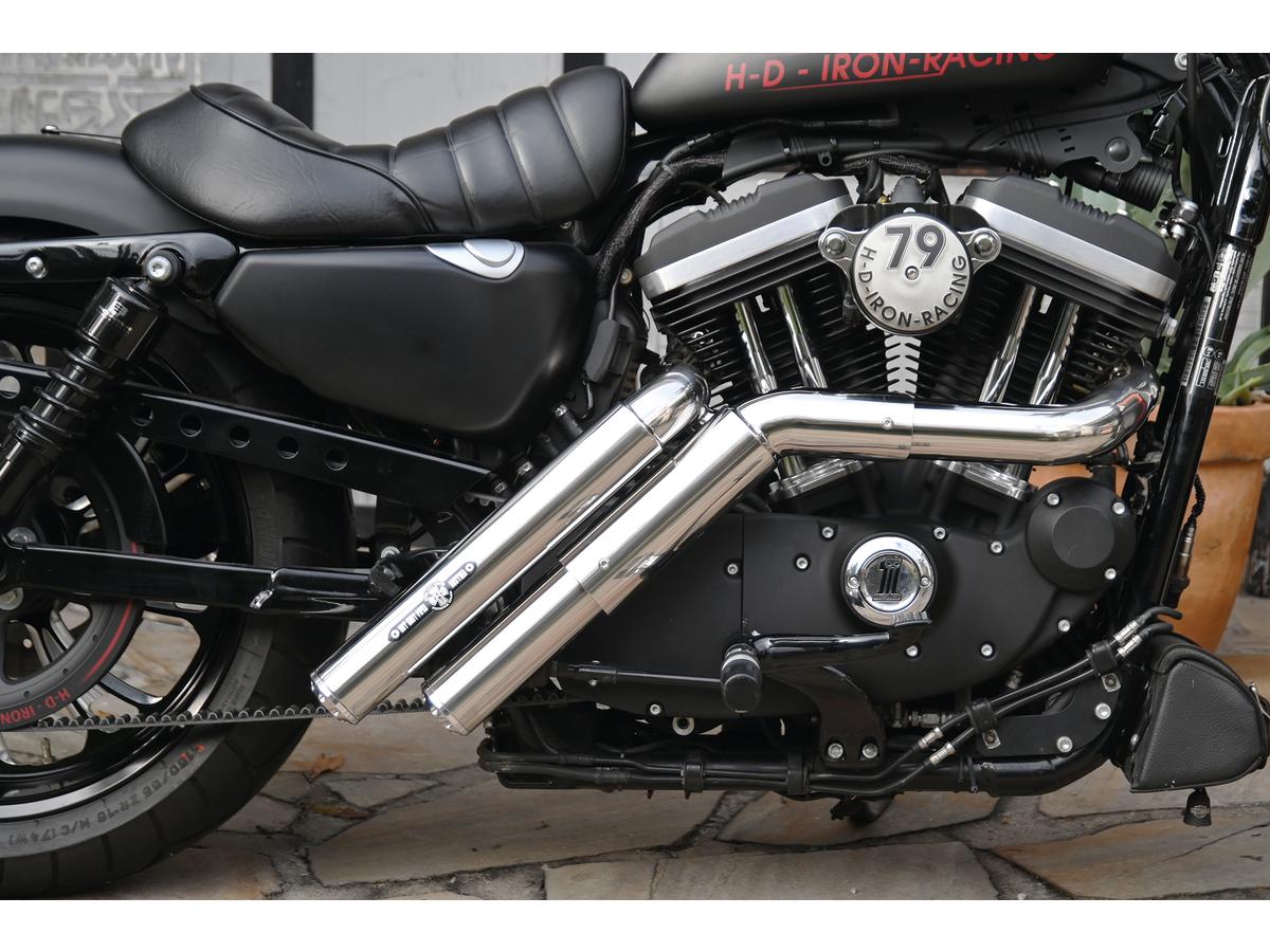 Bsl Firestarter Midcontrol Exhaust System , Polished Smooth Heat Shield, Polished Smooth End Cap, Polished 2,5" Bsl Default Title