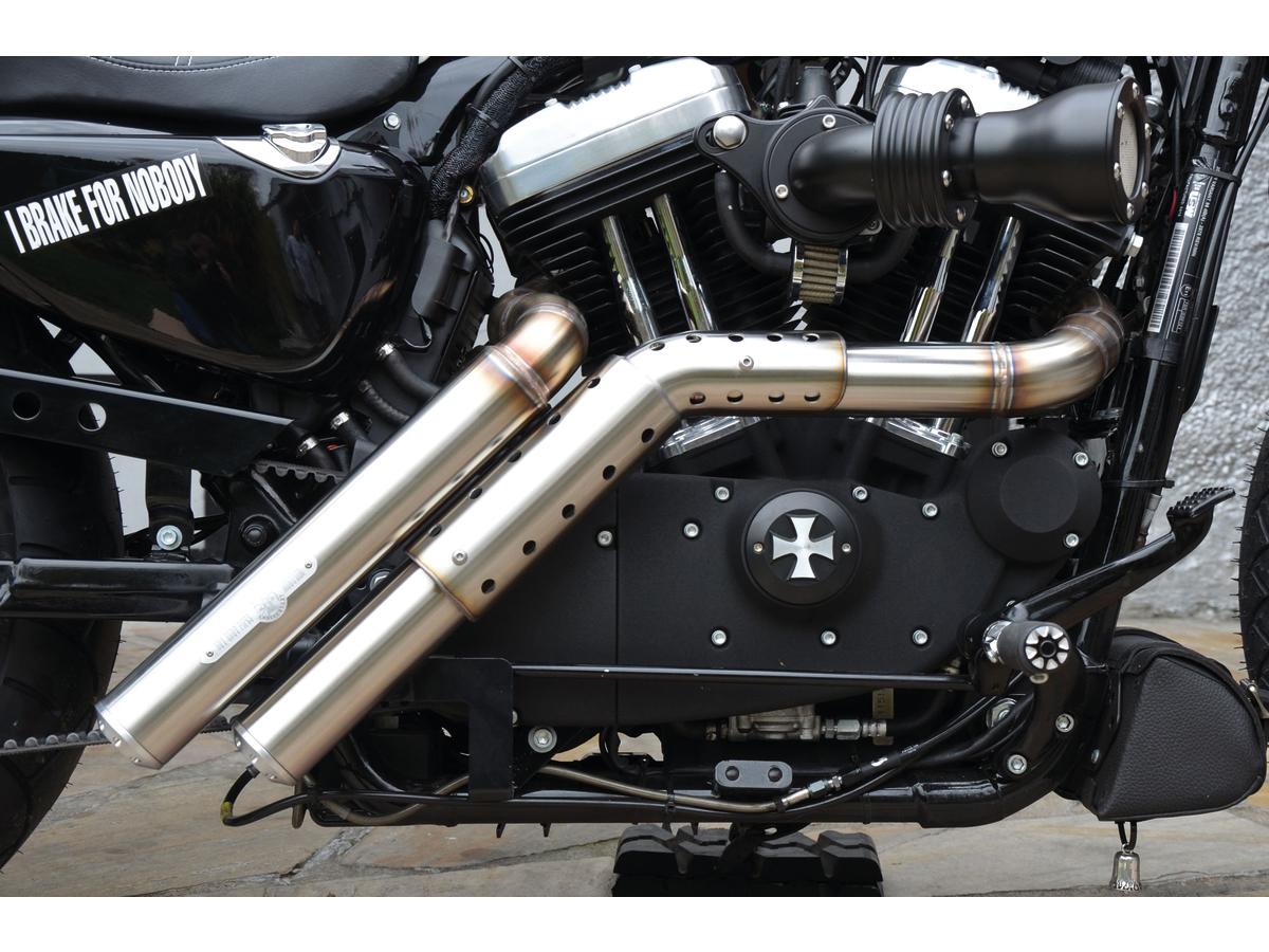 Bsl Firestarter Midcontrol Exhaust System , Raw Hole Heat Shield, Polished Smooth End Cap, Outline 2,5" Bsl Default Title