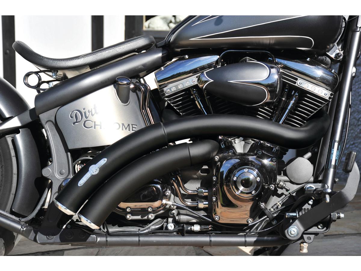 Bsl Rainbow Down Under Exhaust System , Without Heat Shield, Polished Smooth End Cap, Black 2,5" Bsl Default Title