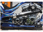 Bsl Scale Drager Exhaust System , Polished Smooth Heat Shield, Polished Smooth End Cap, Black 2,5" Bsl Default Title