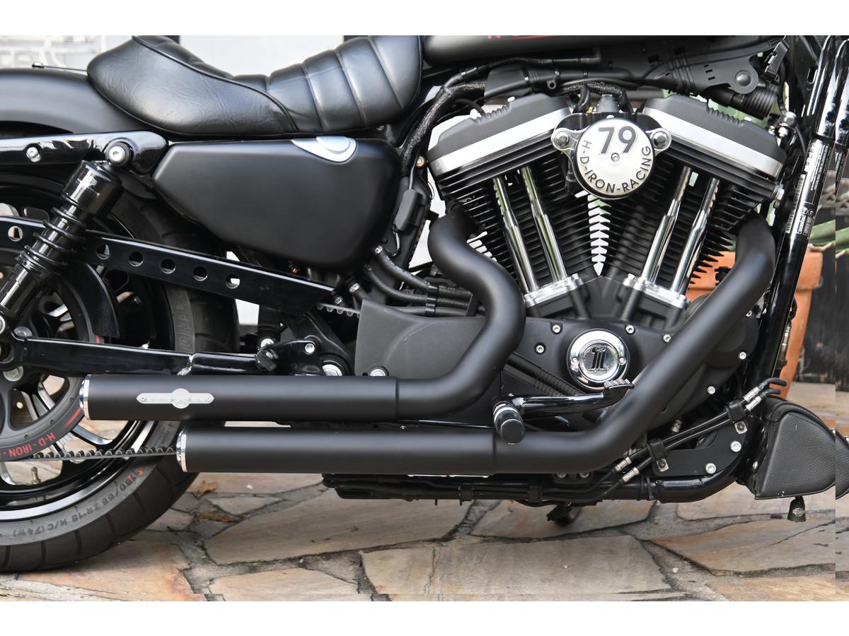 Bsl Top Chopp Staggered Exhaust System , Without Heat Shield, Polished Smooth End Cap, Black 2,5" Bsl Default Title