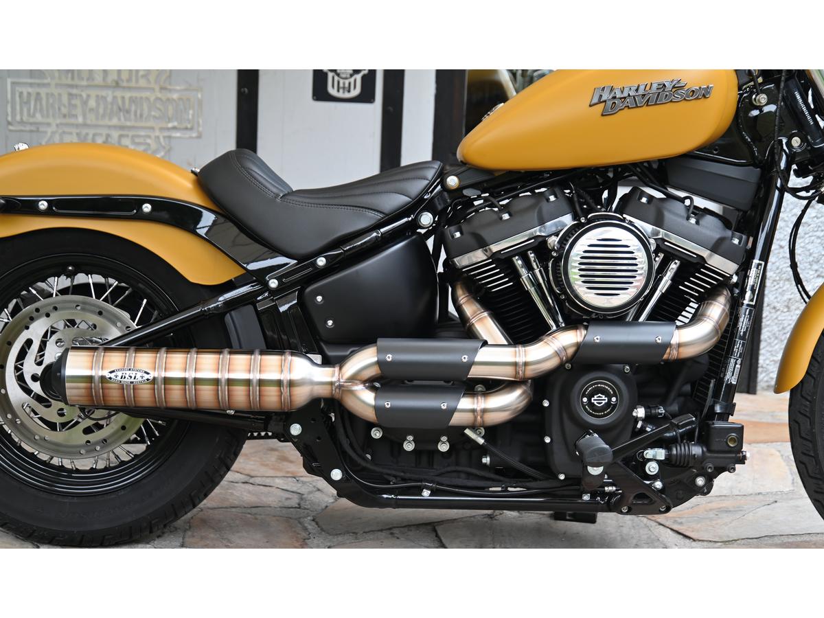 Bsl Bomb V2 Tattoo Exhaust System , Black Smooth Heat Shield, Black Open High End Cap, Outline 4" Bsl Default Title