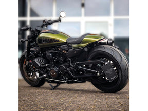 Heinz Bikes Side Mount License Plate Kit Austrian Specification 210x170mm Black Anodized Heinz Bikes