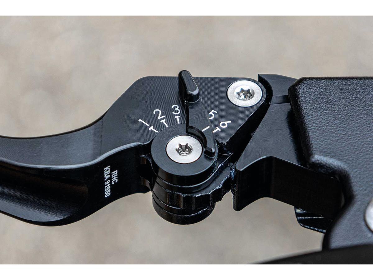 Ricks Motorcycles Classic Adjustable Brake And Clutch Lever Kit Black Anodized Cable Clutch Ricks Motorcycles