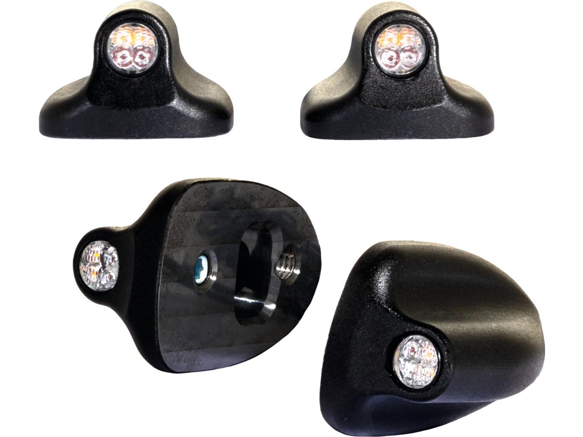 Ricks Motorcycles 3 In 1 Led Turn Signal/Taillight/Brake Light For Nightster Black Clear Led Ricks Motorcycles Default Title
