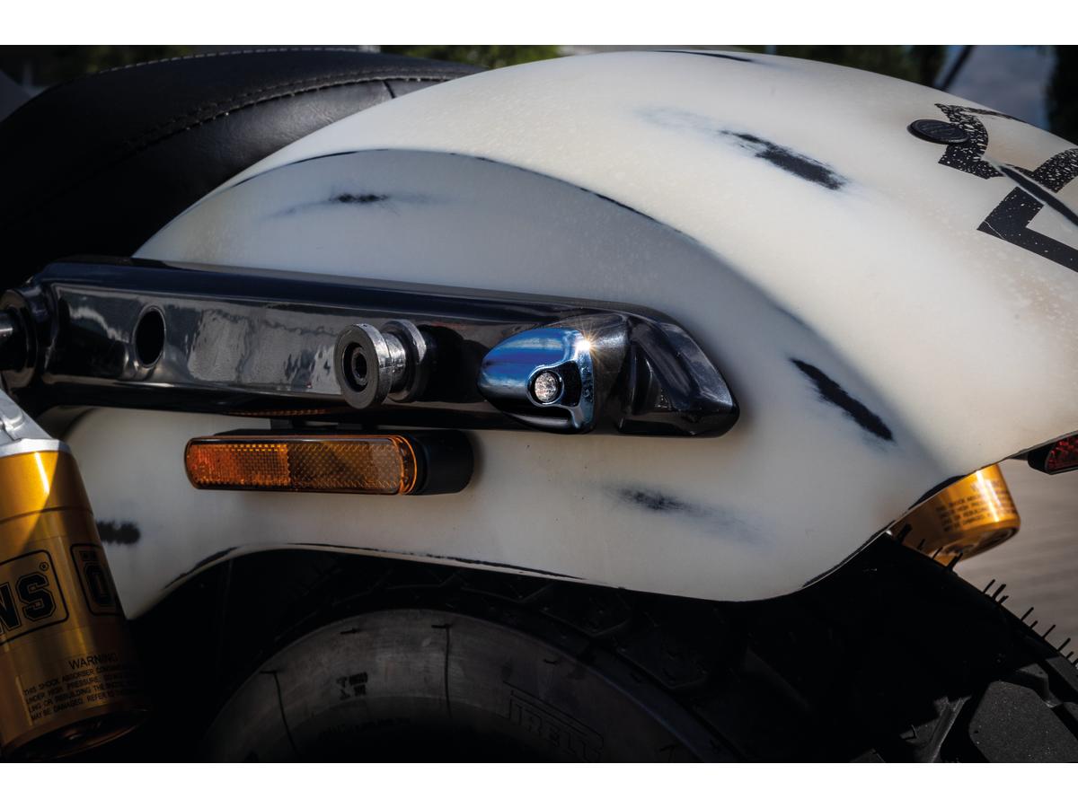 Ricks Motorcycles 3 In 1 Led Turn Signal/Taillight/Brake Light For Nightster Black Clear Led Ricks Motorcycles