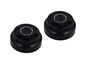 Ricks Motorcycles Premium Nut Covers For Nightster With Ricks Logo And Fits For Hex Head Screws With Size 15 Black Ricks Motorcycles Default Title