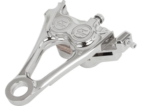 Performance Machine Integrated 125 X 4 R Four Piston Caliper Chrome Rear Performance Machine