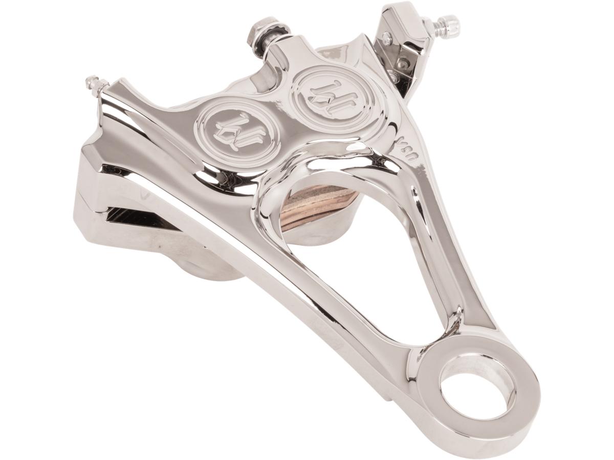 Performance Machine Integrated 125 X 4 R Four Piston Caliper Chrome Rear Performance Machine
