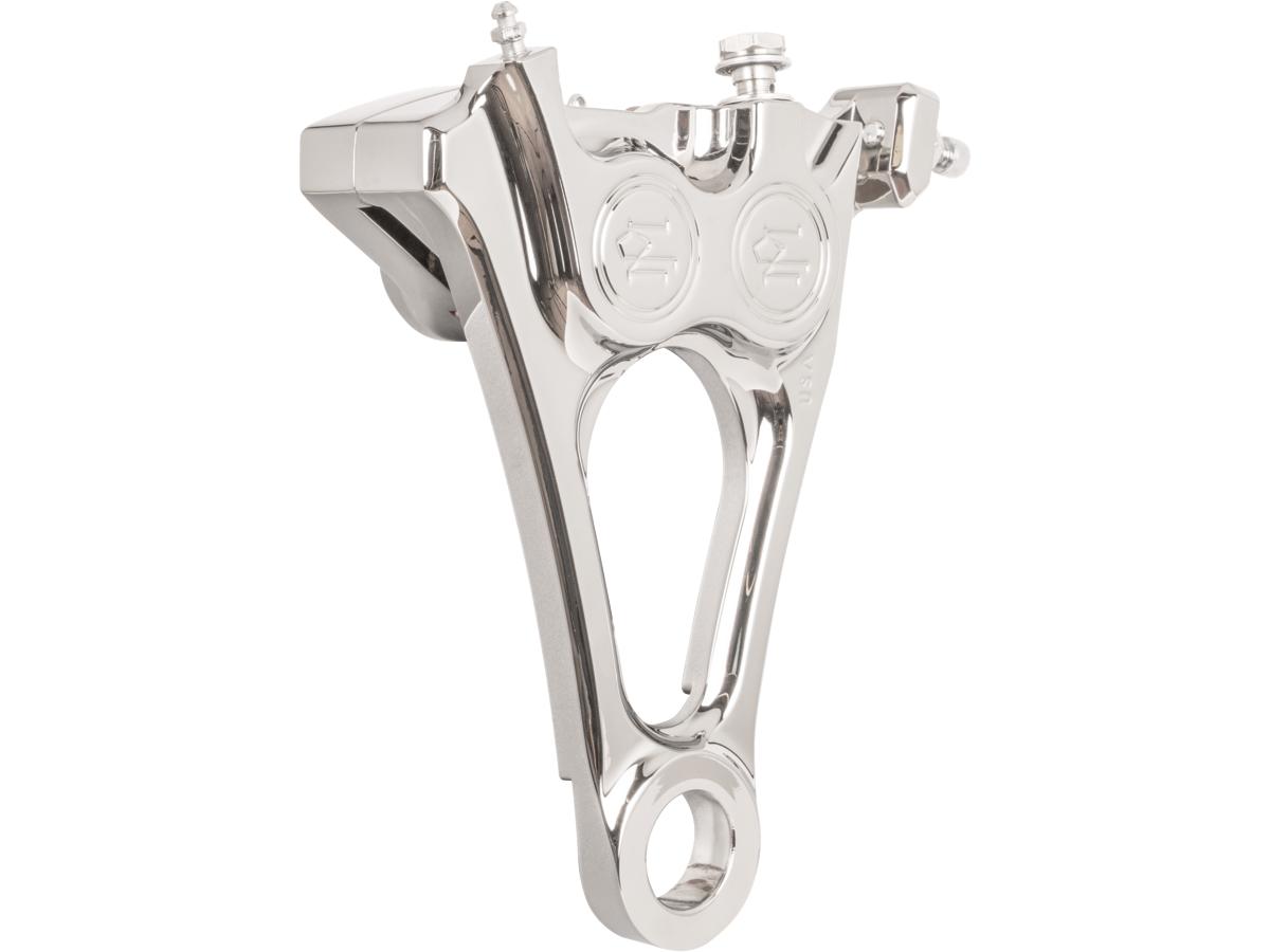 Performance Machine Integrated 125 X 4 R Four Piston Caliper Chrome Rear Performance Machine