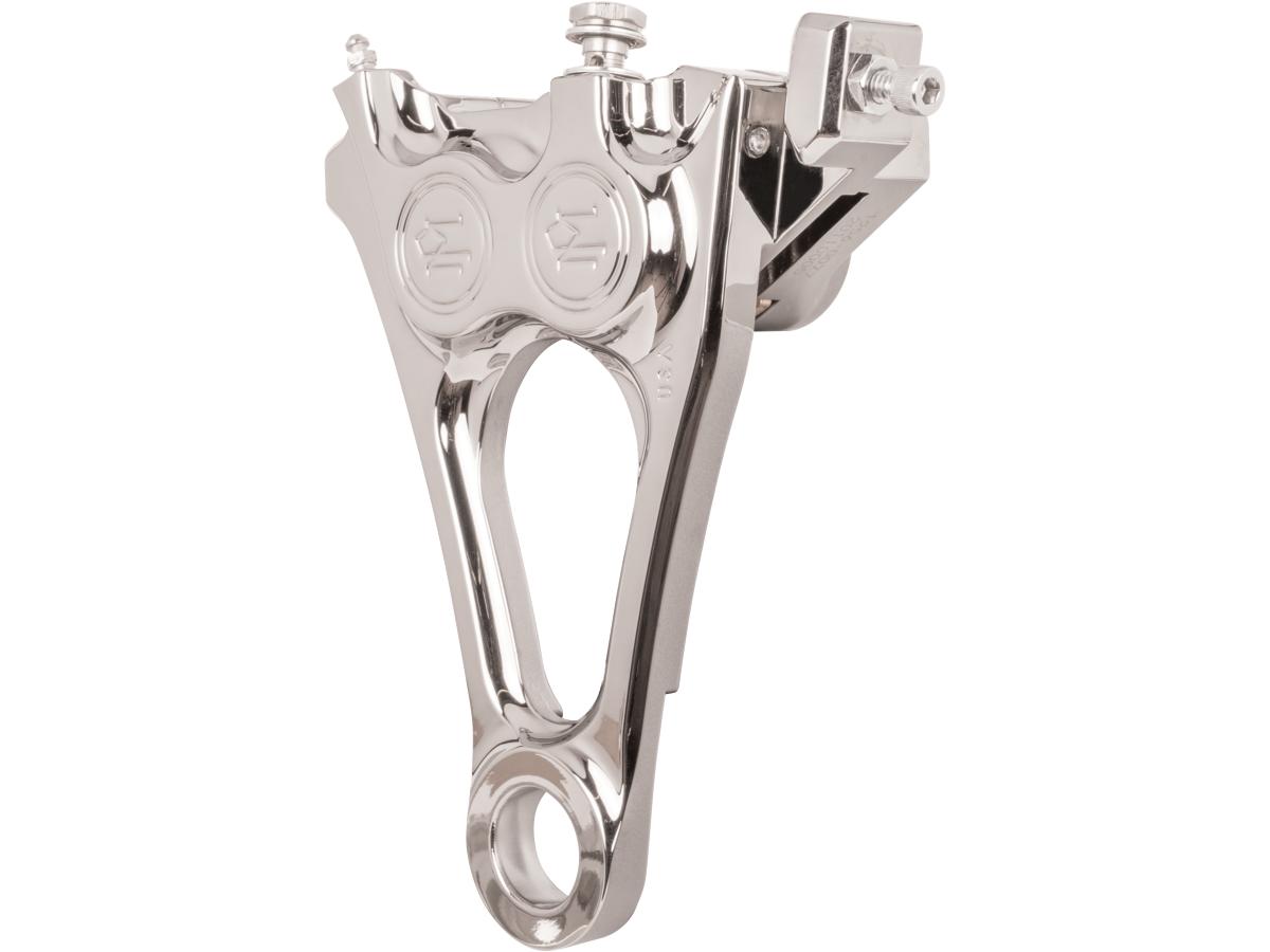 Performance Machine Integrated 125 X 4 R Four Piston Caliper Chrome Rear Performance Machine