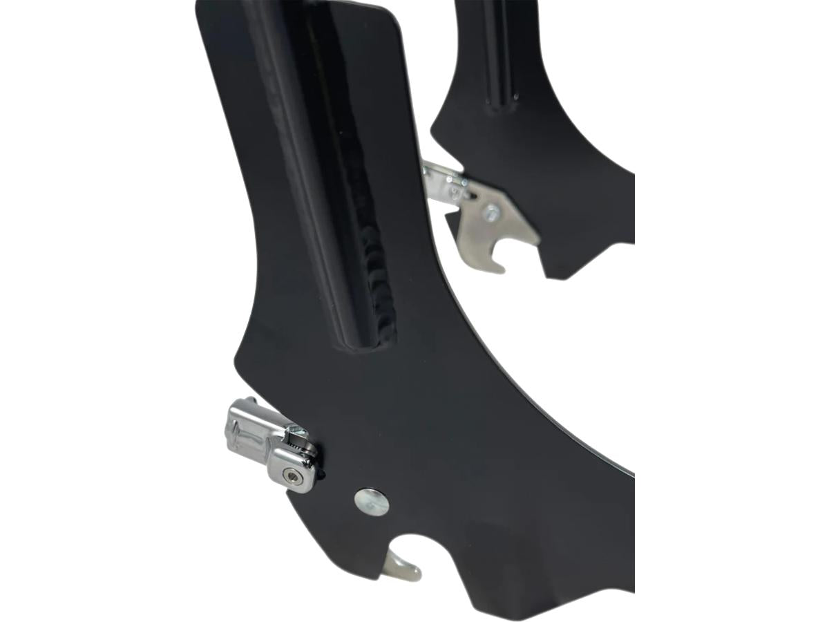 Motherwell 23" Quick Release Sissy Bar With Pad Gloss Black Powder Coated Motherwell