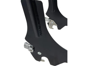 Motherwell 23" Quick Release Sissy Bar With Pad Gloss Black Powder Coated Motherwell