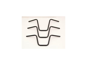 Fehling 250 Narrow Ape Hanger Handlebar Dimpled 3 Hole Black Powder Coated 1" Throttle By Wire Throttle Cables Fehling Default Title