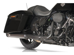 V Performance Double Slip On Muffler Set Endcap Double Ring Black Ceramic Coated V Performance