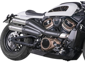 V Performance 2 In 2 Muffler Set For Sportster S Models Endcap Tracker Carbon Satin V Performance