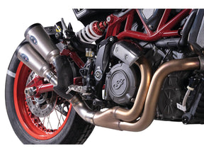 V Performance Thunder Series Twin Slip On Muffler Set Endcap Style Thunder Titanium V Performance