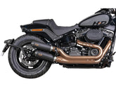 V Performance Double Slip On Muffler Set Endcap Tracker Carbon Stainless Steel Satin V Performance Default Title