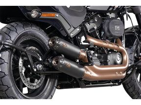 V Performance Double Slip On Muffler Set Endcap Tracker Carbon Stainless Steel Satin V Performance