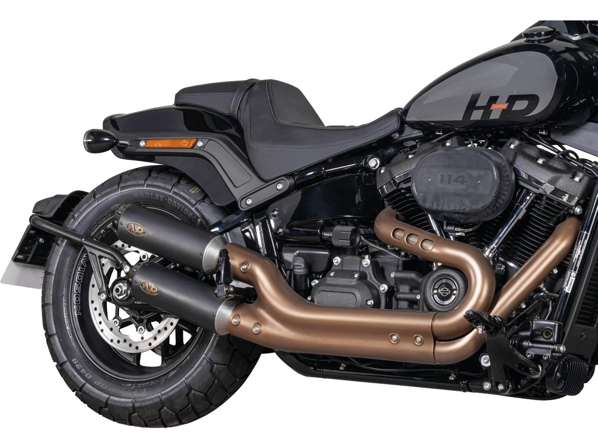 V Performance Double Slip On Muffler Set Endcap Tracker Carbon Stainless Steel Satin V Performance