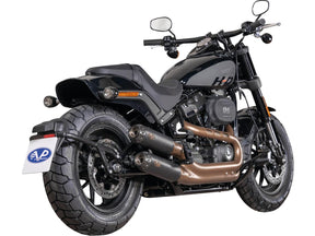 V Performance Double Slip On Muffler Set Endcap Tracker Carbon Stainless Steel Satin V Performance