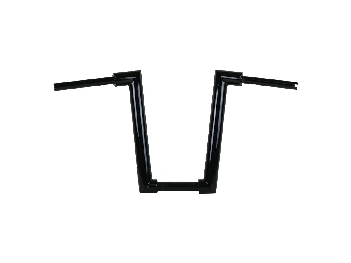 Kodlin 2" Str8 Up Handlebar For Softail Extra Tall (430mm), Width Lower Tube 260 Mm Black Powder Coated Cable Clutch Throttle By Wire Kodlin