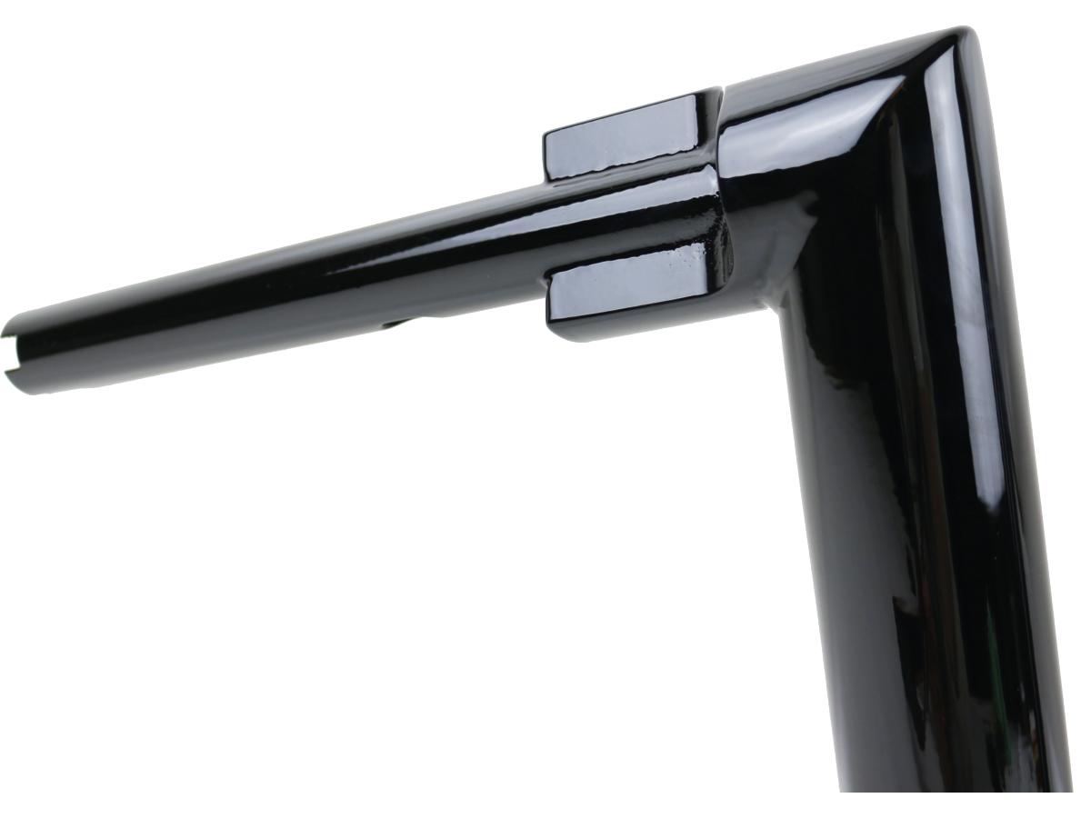 Kodlin 2" Str8 Up Handlebar For Softail Medium (280mm), Width Lower Tube 260 Mm Black Powder Coated Cable Clutch Throttle By Wire Kodlin