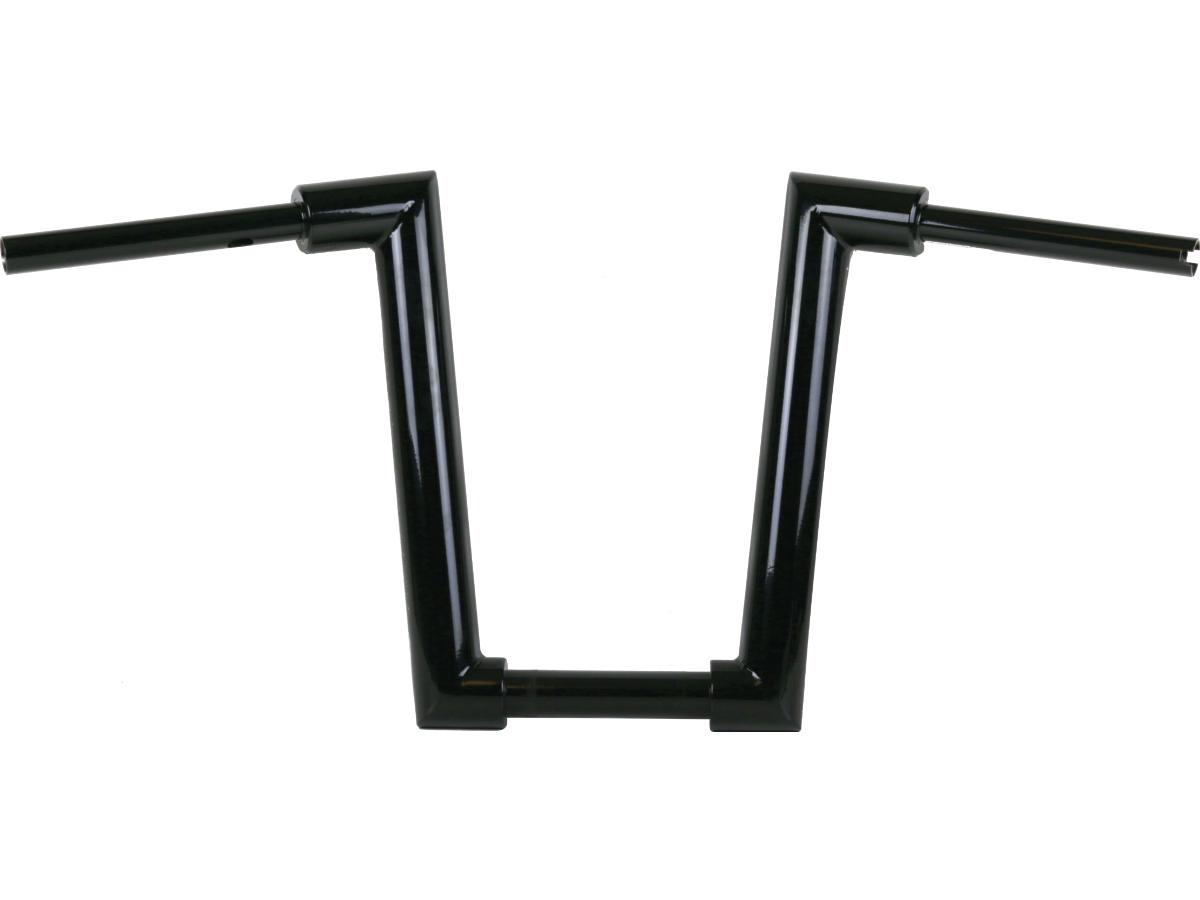 Kodlin 2" Str8 Up Handlebar For Softail Tall (380mm), Width Lower Tube 300 Mm Black Powder Coated Cable Clutch Throttle By Wire Kodlin