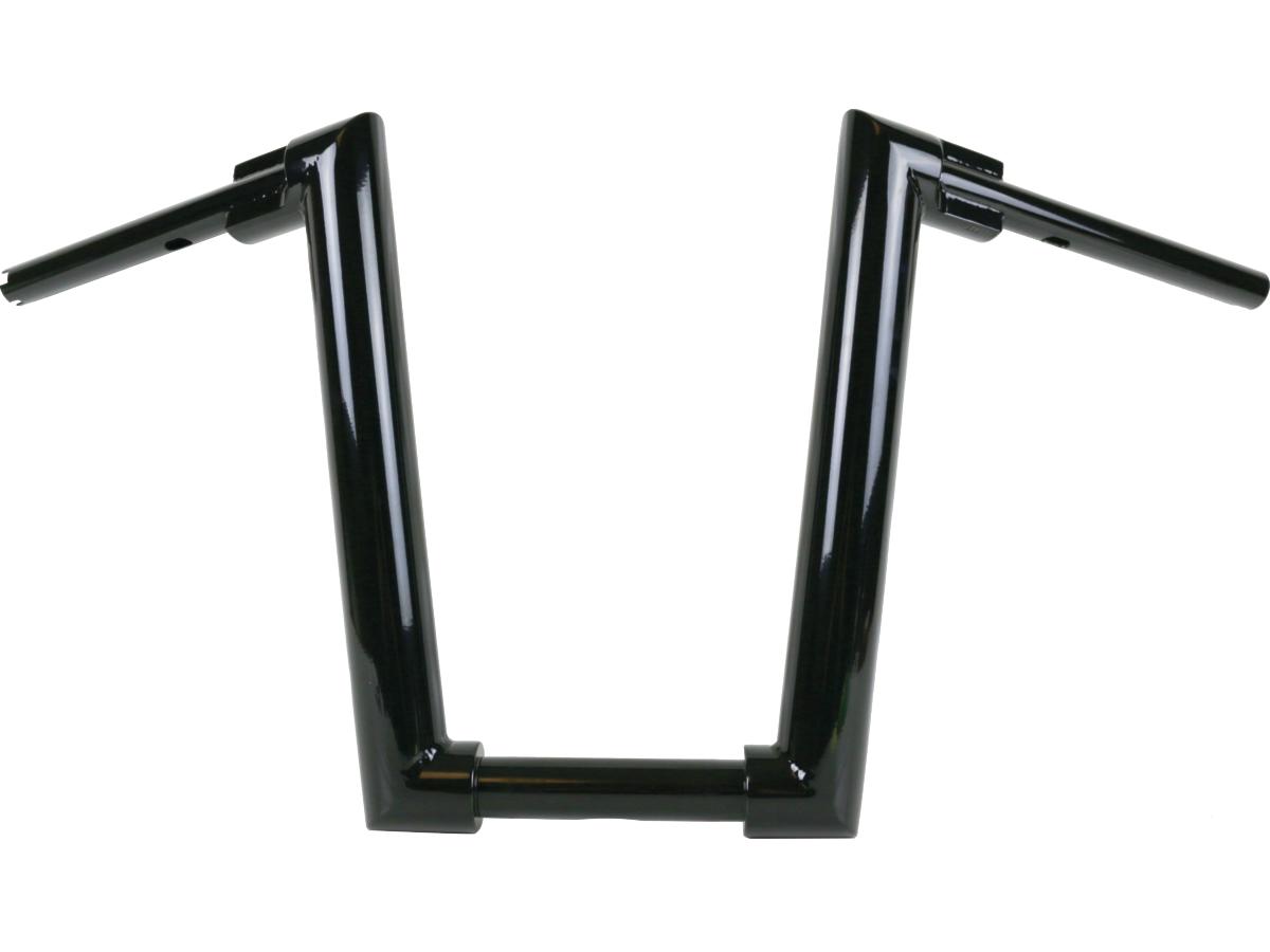 Kodlin 2" Str8 Up Handlebar For Softail Tall (380mm), Width Lower Tube 260 Mm Black Powder Coated Hydraulic Clutch Throttle By Wire Kodlin Default Title
