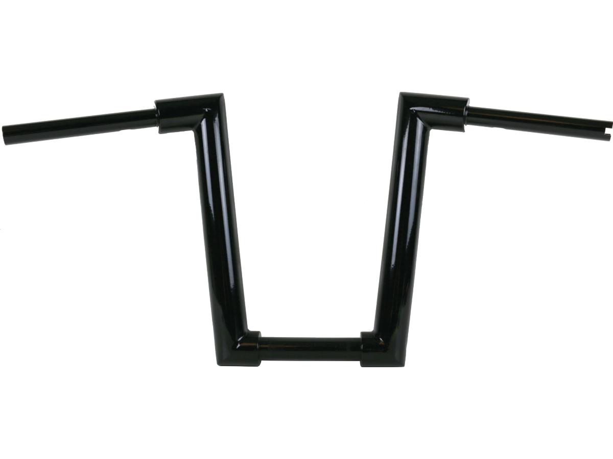 Kodlin 2" Str8 Up Handlebar For Softail Tall (380mm), Width Lower Tube 260 Mm Black Powder Coated Hydraulic Clutch Throttle By Wire Kodlin