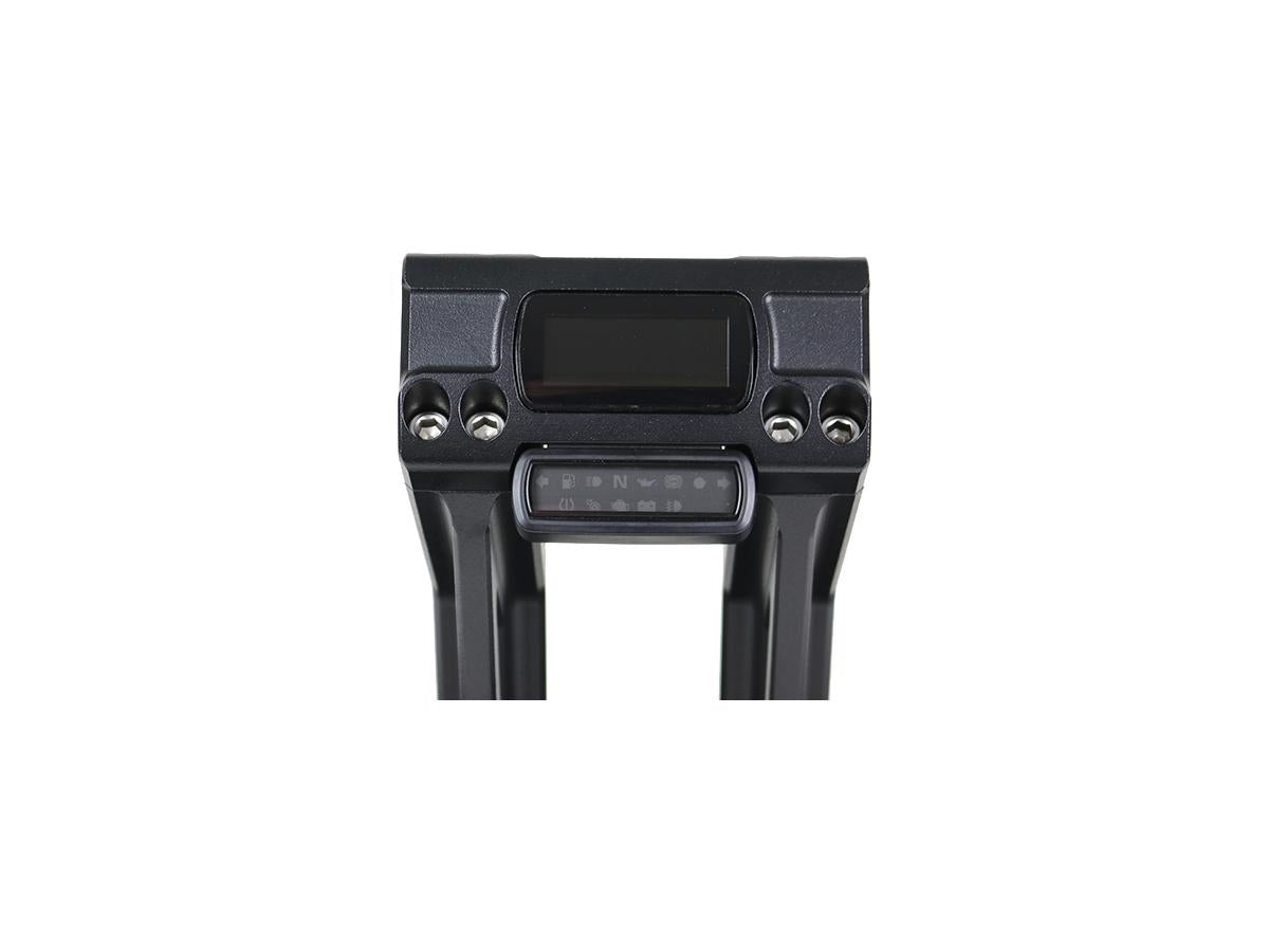 Kodlin 6" Fastback Risers For Oe Digital Speedometer Black 1" Anodized Kodlin