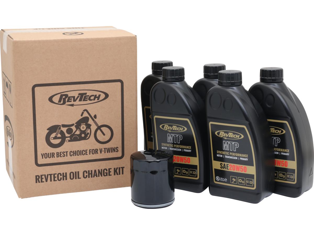 Rev Tech Synthetic Performance Mtp 4 L Sae20 W50 Engine Oil Change Kit Black Oil Filter Rev Tech Default Title