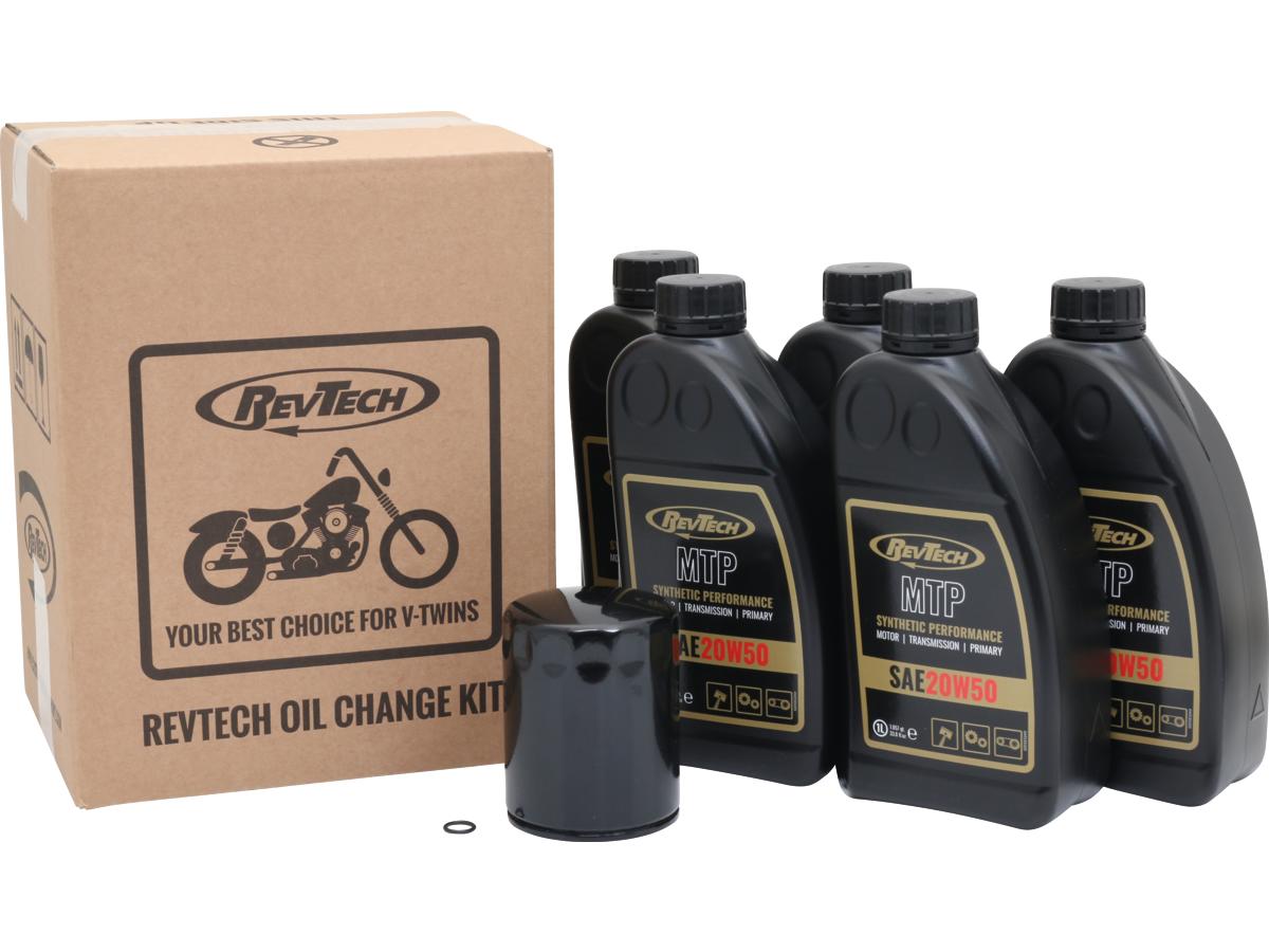 Rev Tech Synthetic Performance Mtp 5 Liter Sae20 W50 Engine Oil Change Kit Black Oil Filter Rev Tech Default Title