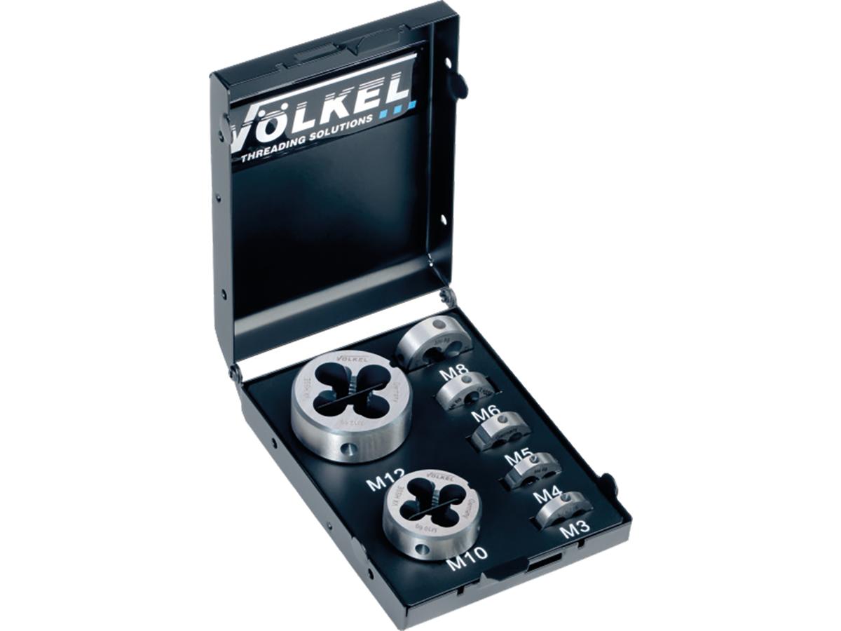 Voelkel P.V.96 Round Dies Vx Set Hss E Vap M3 – M12 Voelkel Default Title
