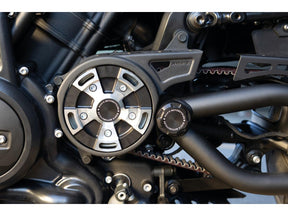 Ricks Motorcycles Sprocket And Front Pulley Cover For Sportster S And Nightster Black Ricks Motorcycles Default Title