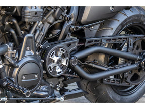 Ricks Motorcycles Sprocket And Front Pulley Cover For Sportster S And Nightster Black Ricks Motorcycles